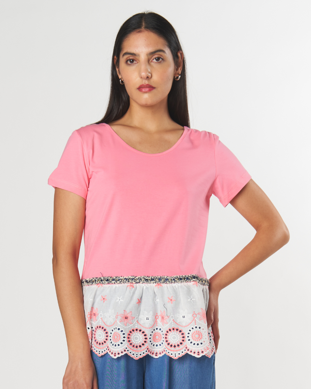 Polera Balsa Broderie