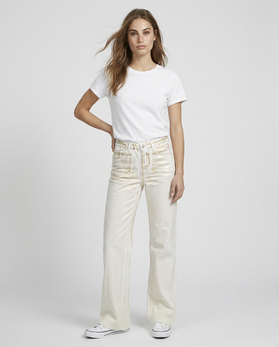 JEANS METALIZADO