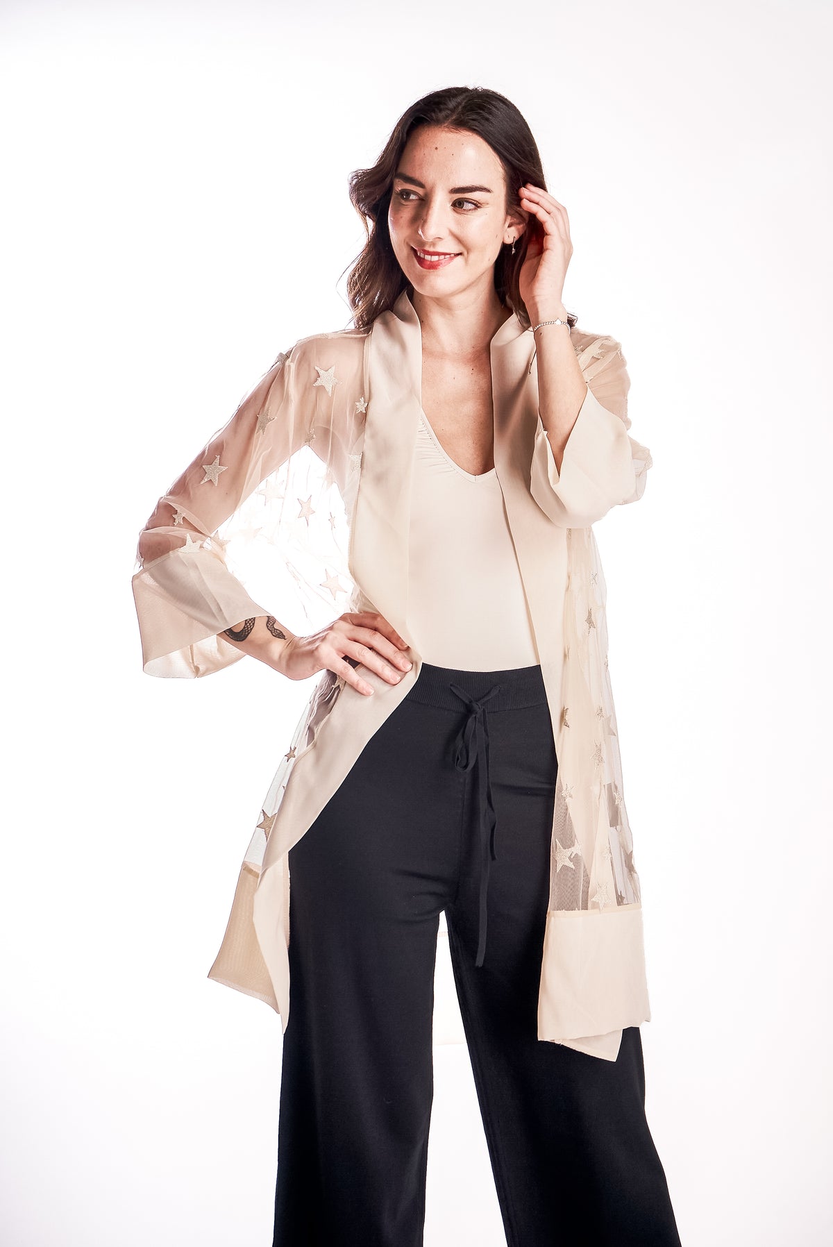 Tapado Organza Stelle