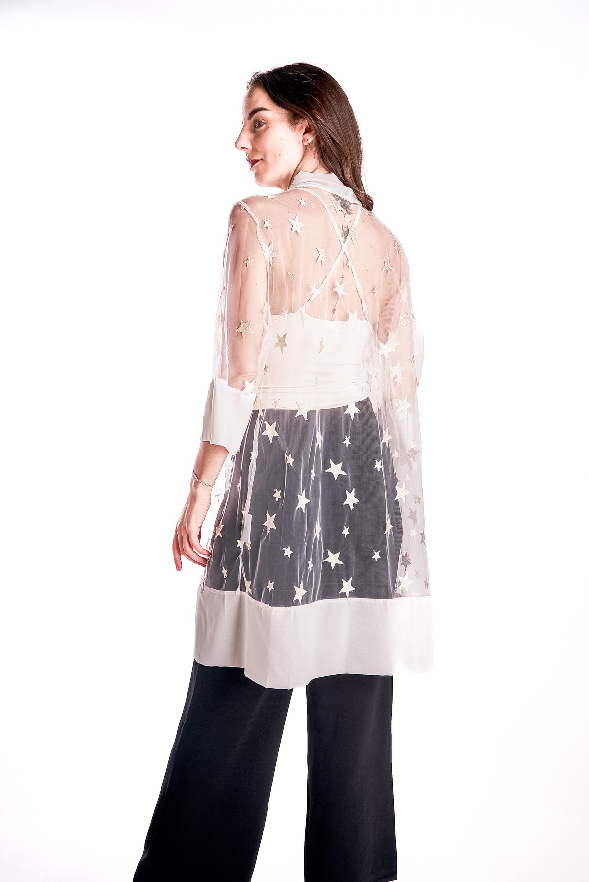 Tapado Organza Stelle