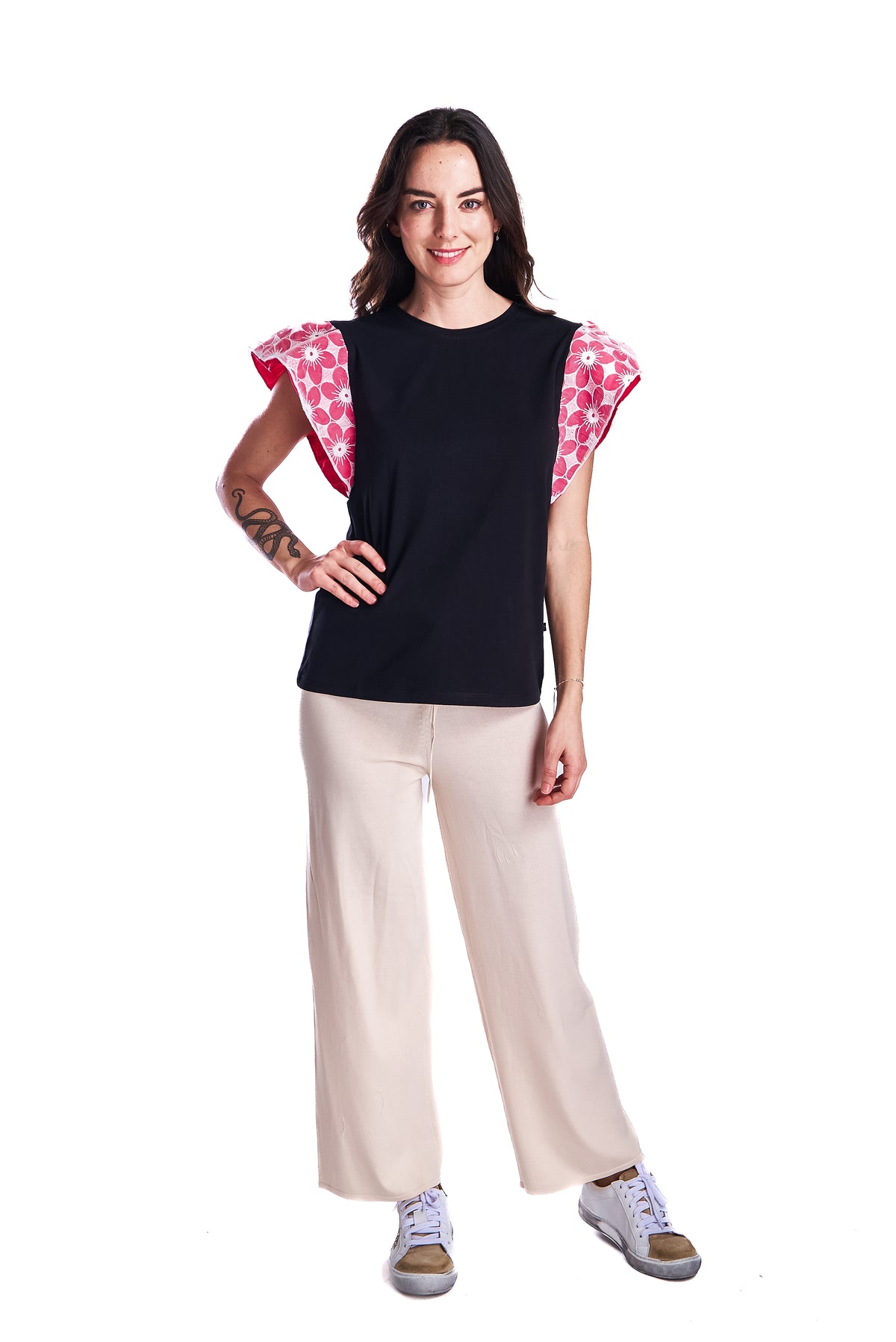 Polera Broderie Colore