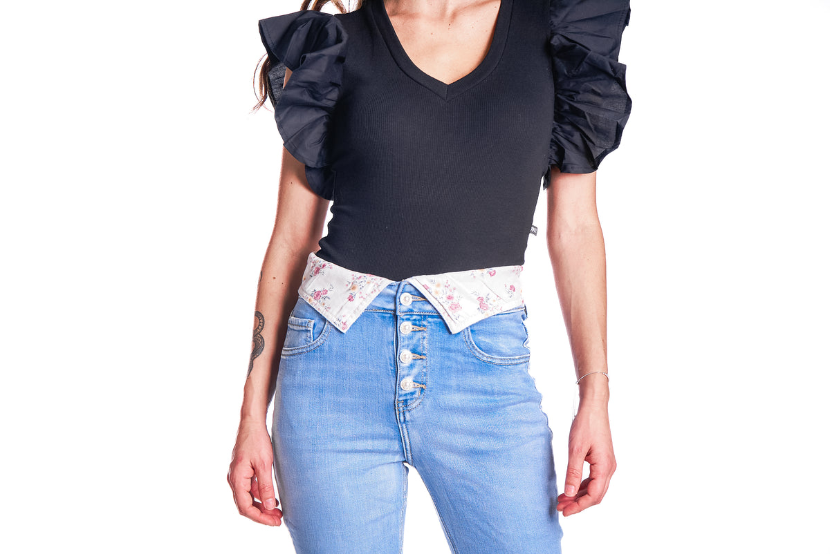 Jeans Pretina Fiore