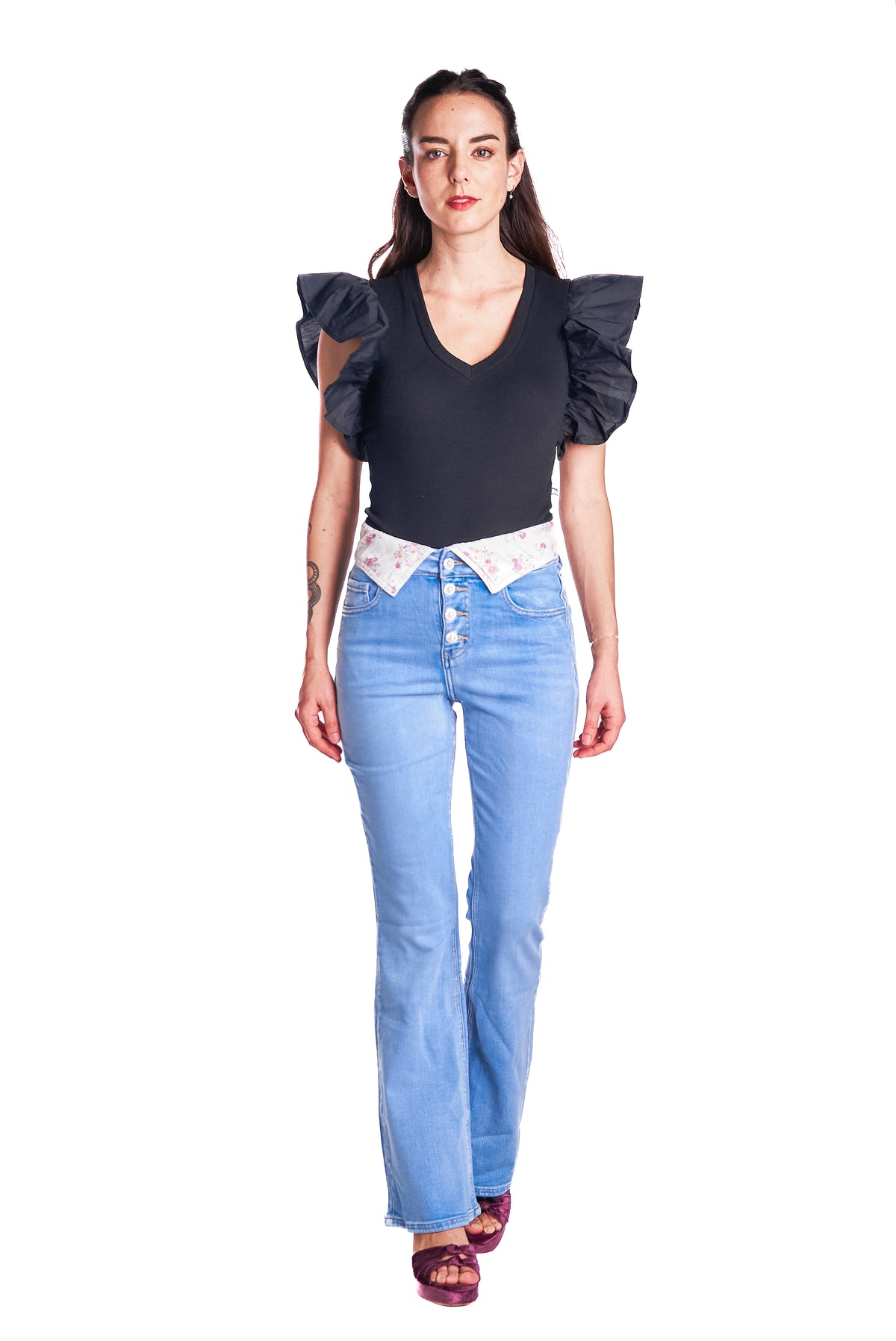 Jeans Pretina Fiore