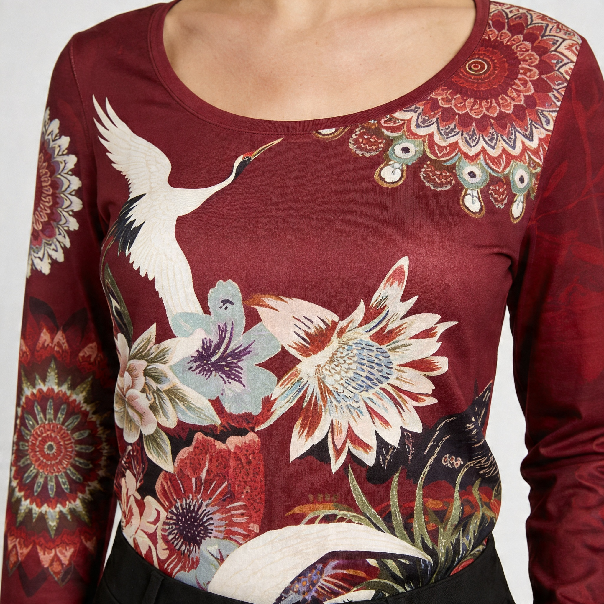 POLERA SWEED AVES