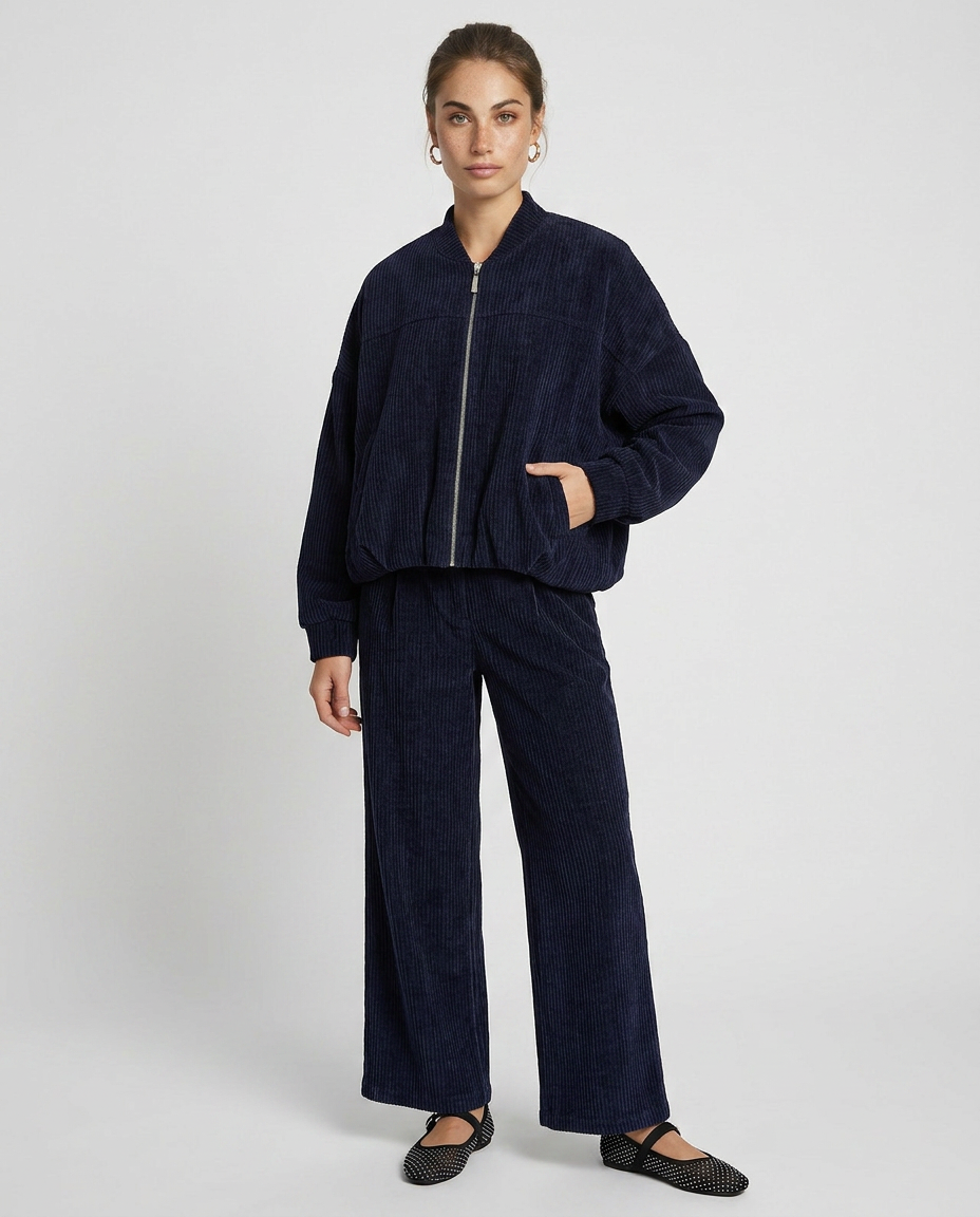 PANTALON VELUTTO RIGATTO