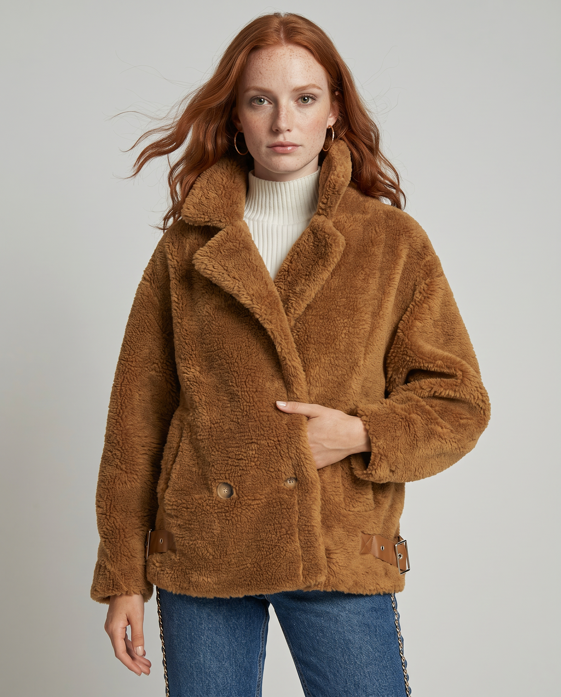 BLAZER OVER PELUCHE