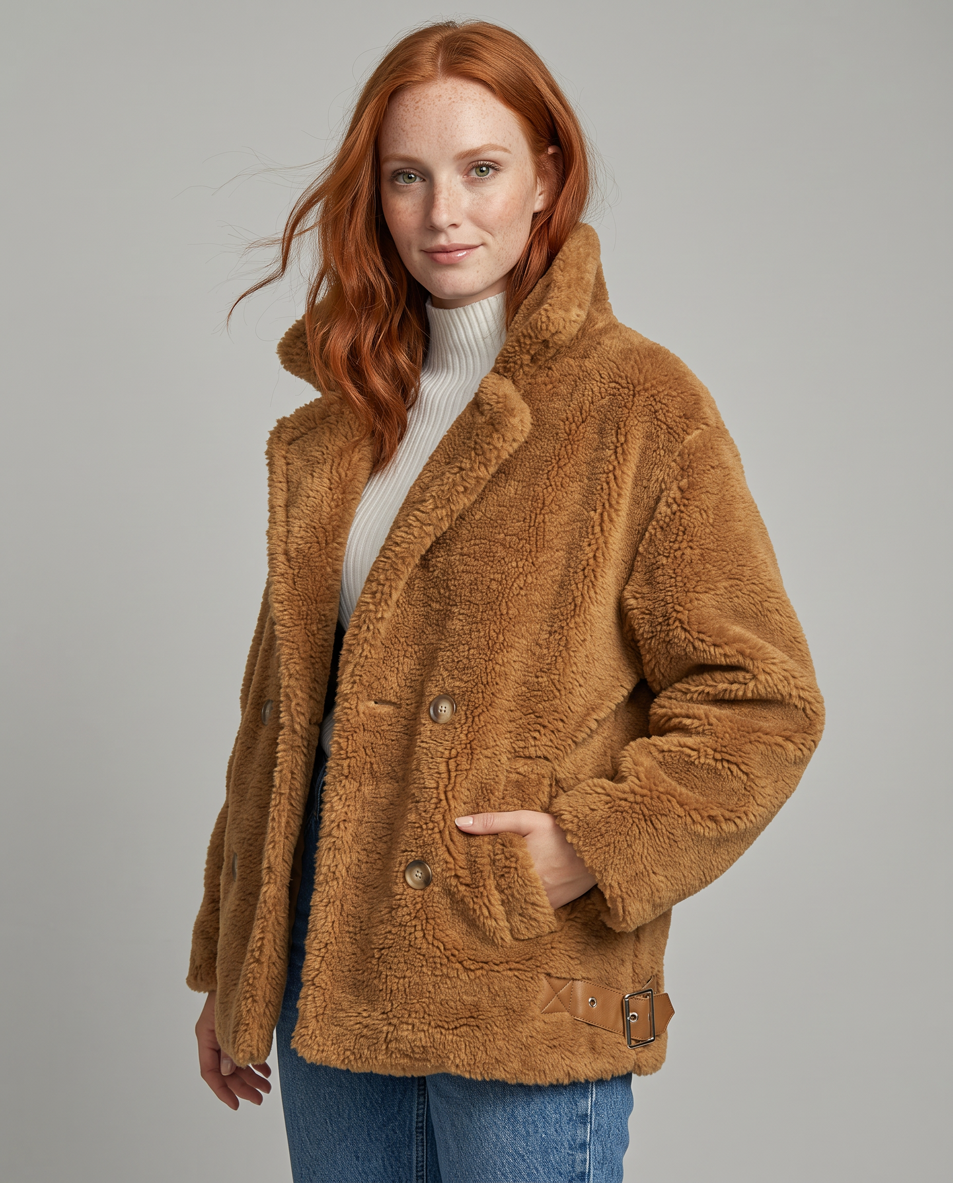 BLAZER OVER PELUCHE