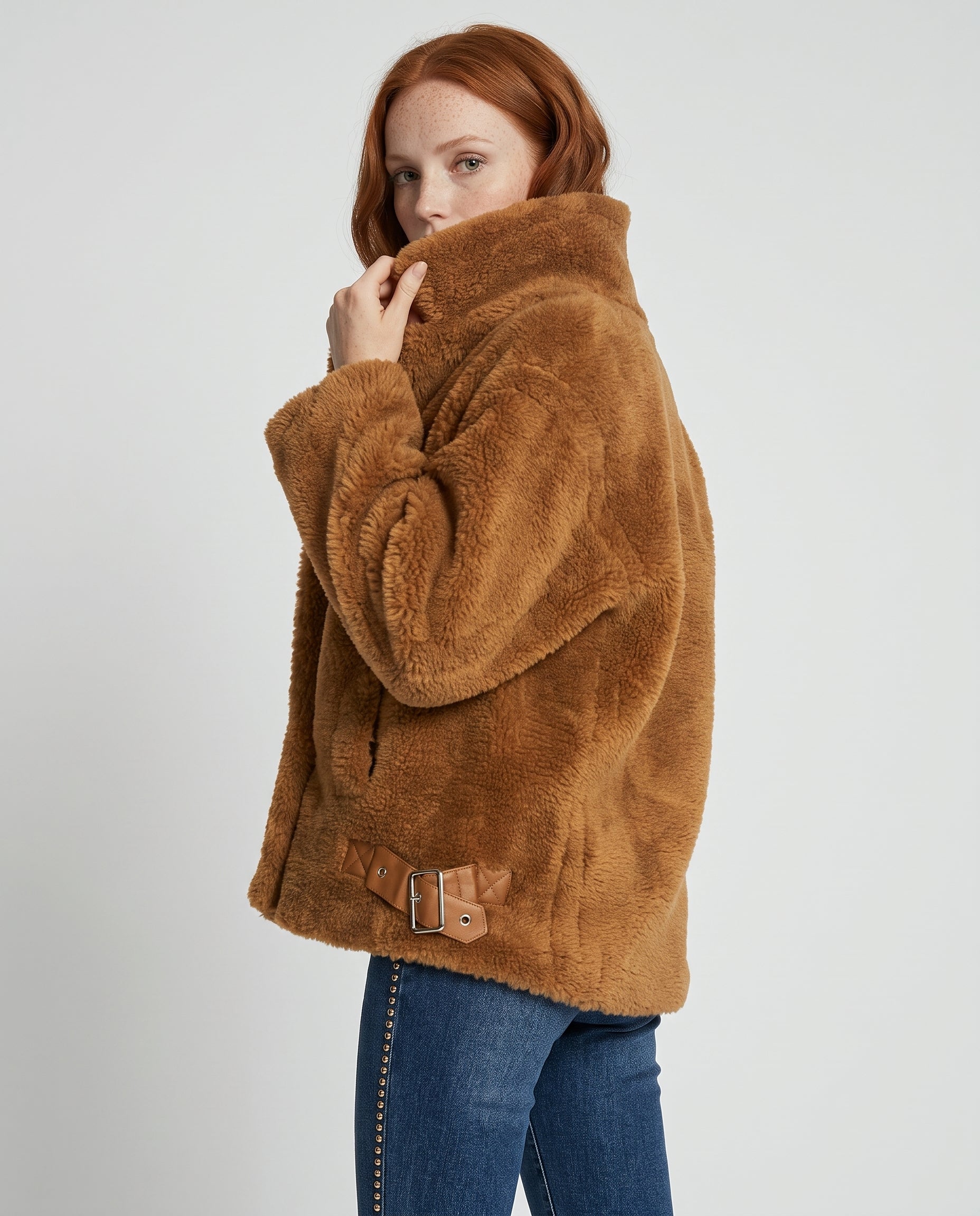 BLAZER OVER PELUCHE