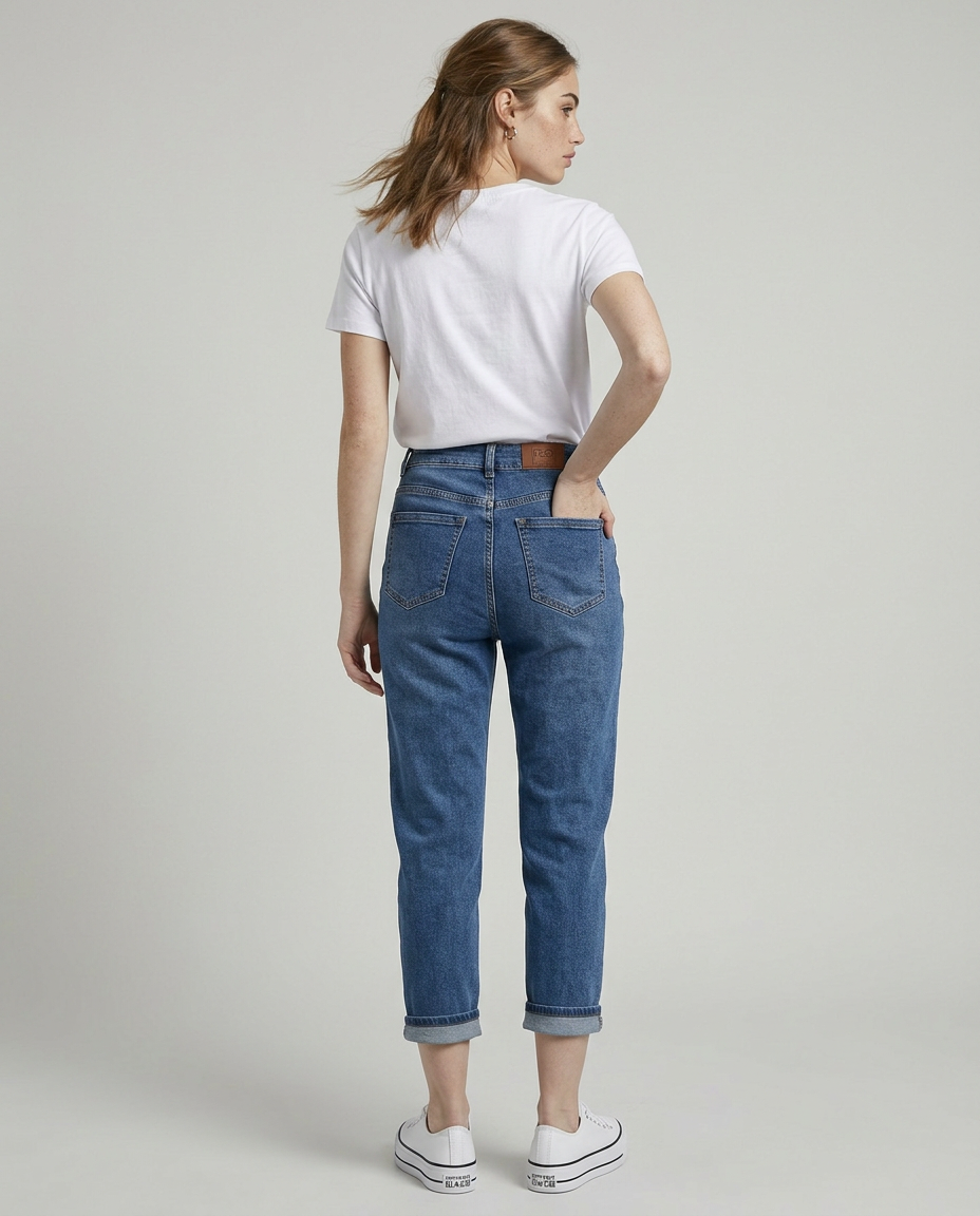 JEANS MOM BASIC