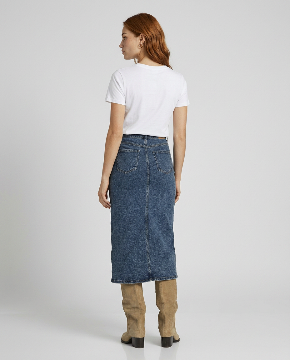 FALDA BORCH DENIM DONNA