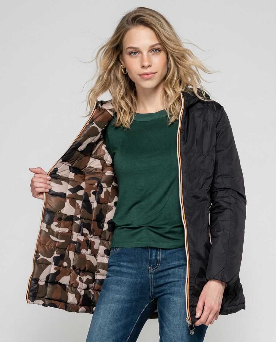 PARKA MILITAR REVERSIBLE