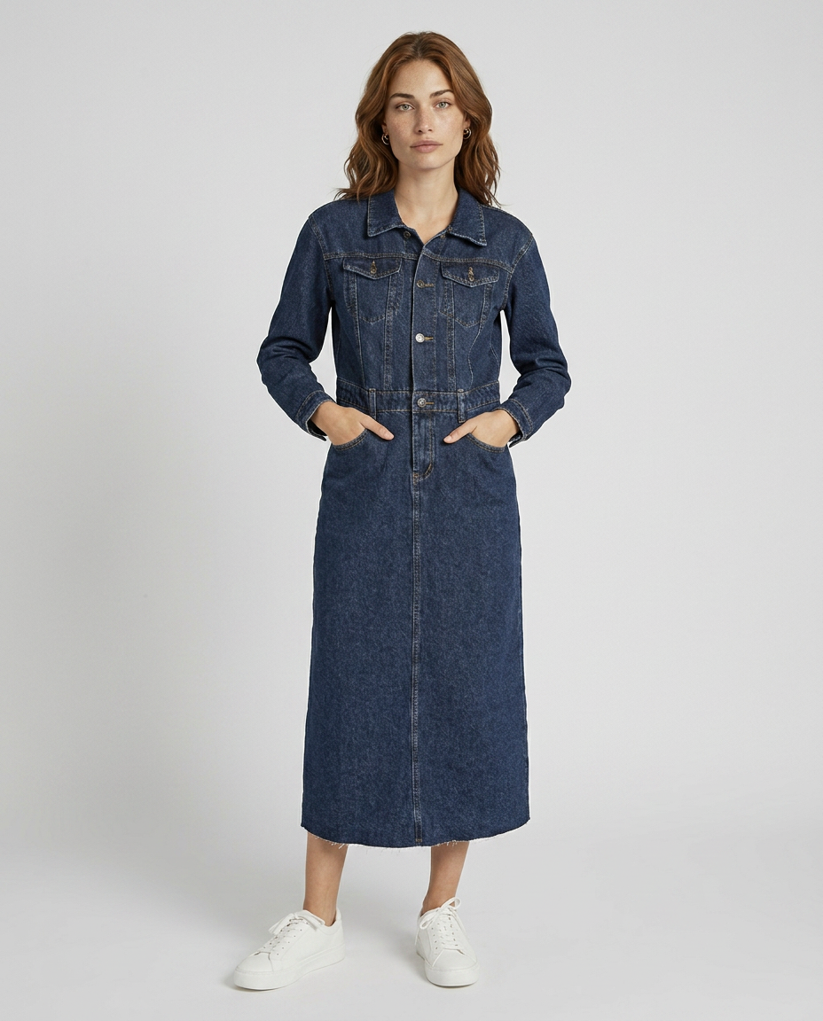 VESTIDO DENIM DONNA