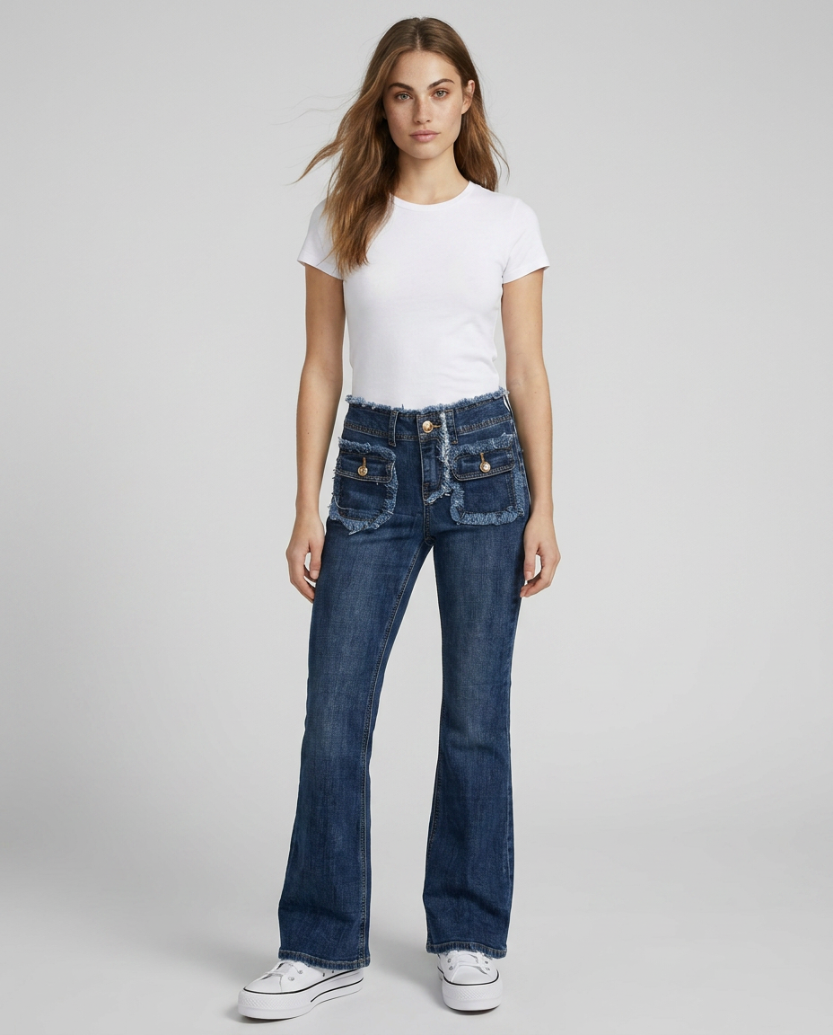 JEANS DESHILADO FLAIR