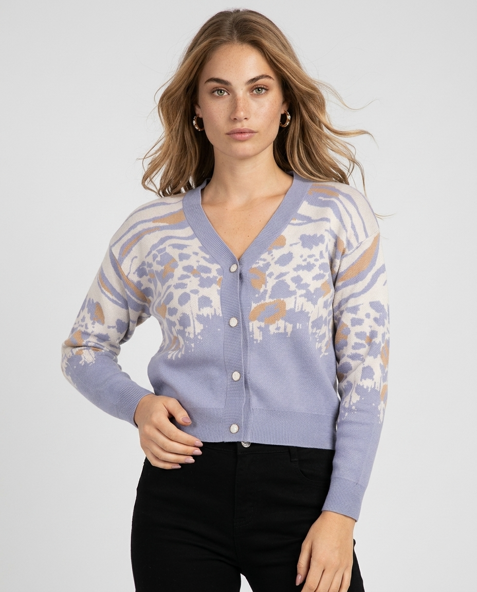 TEJIDO CARDIGAN ANIMAL CHICK