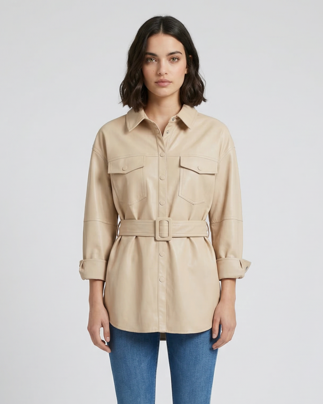 CHAQUETA CAMISA ECOPELLE