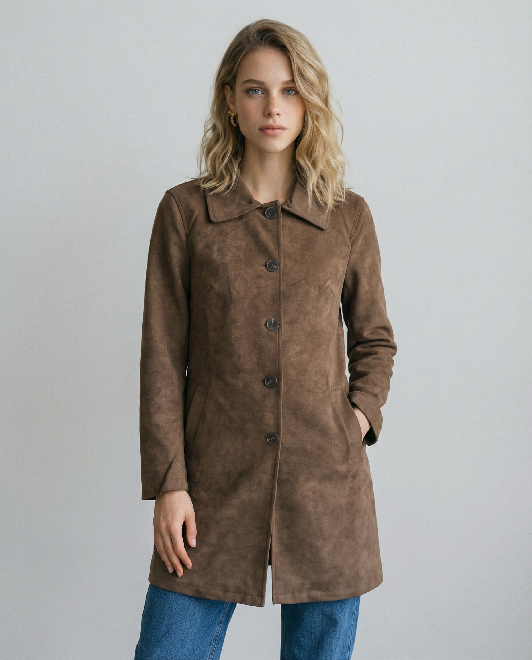 CHAQUETON ECO SUEDE VINTAGE DUO