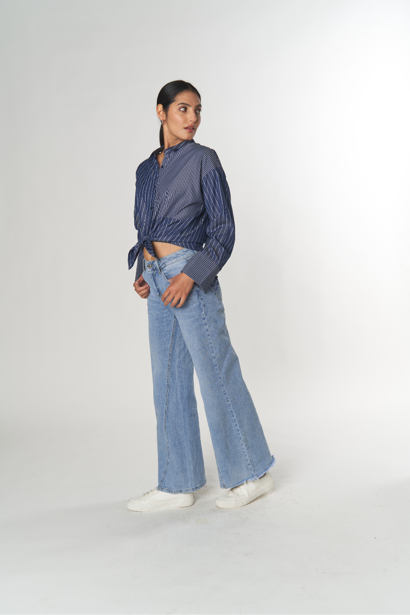 Blusa Cuello Volado