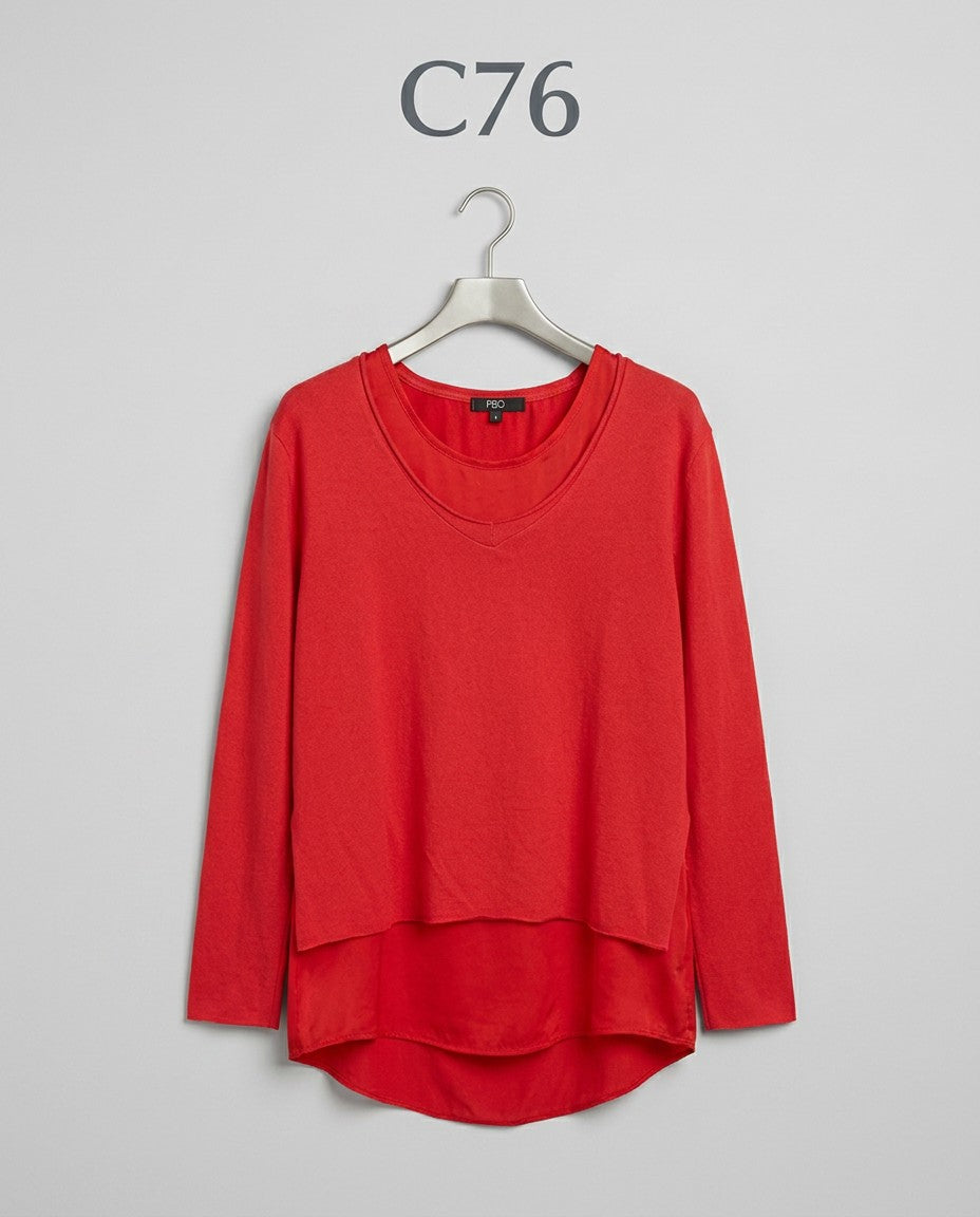 C076-POLERA TWIN SET FIRENZE