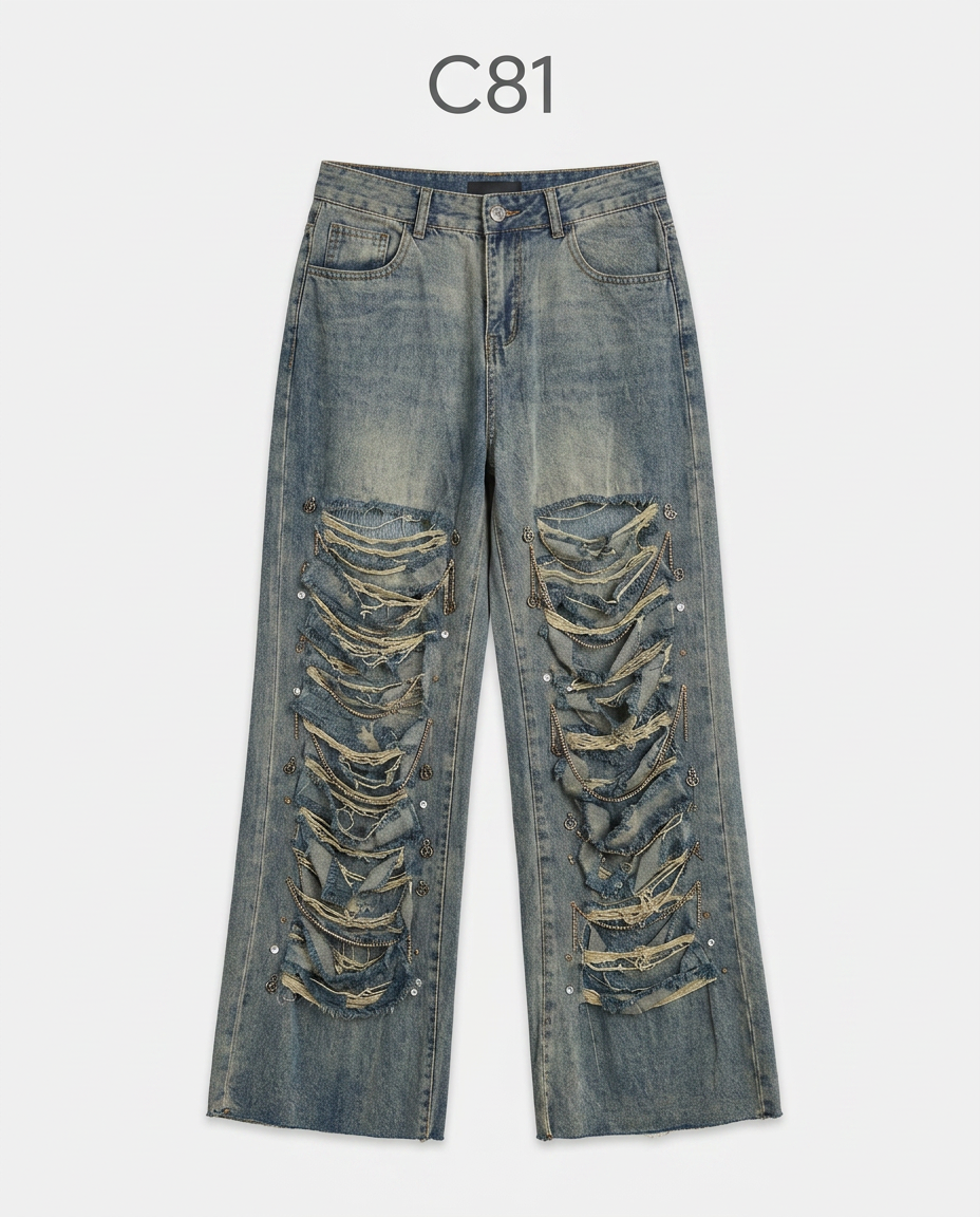 C081-JEANS STRAPPATO