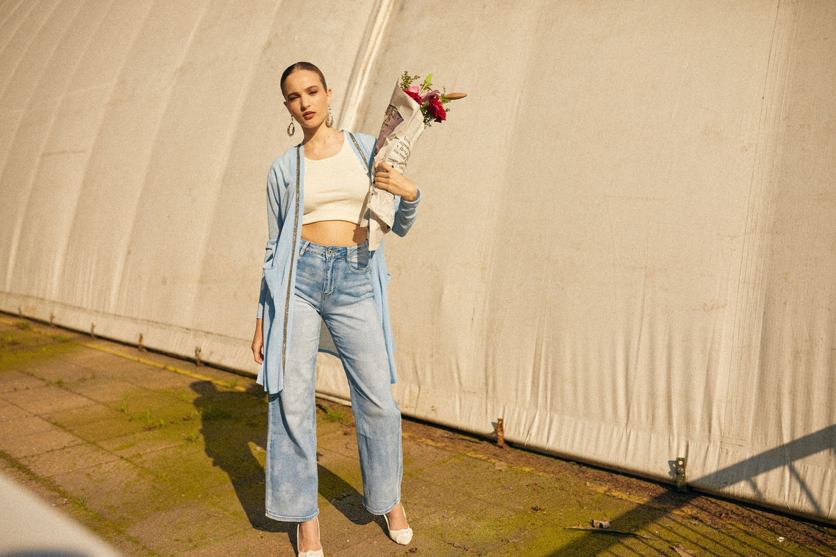 Jeans Fiore Donna