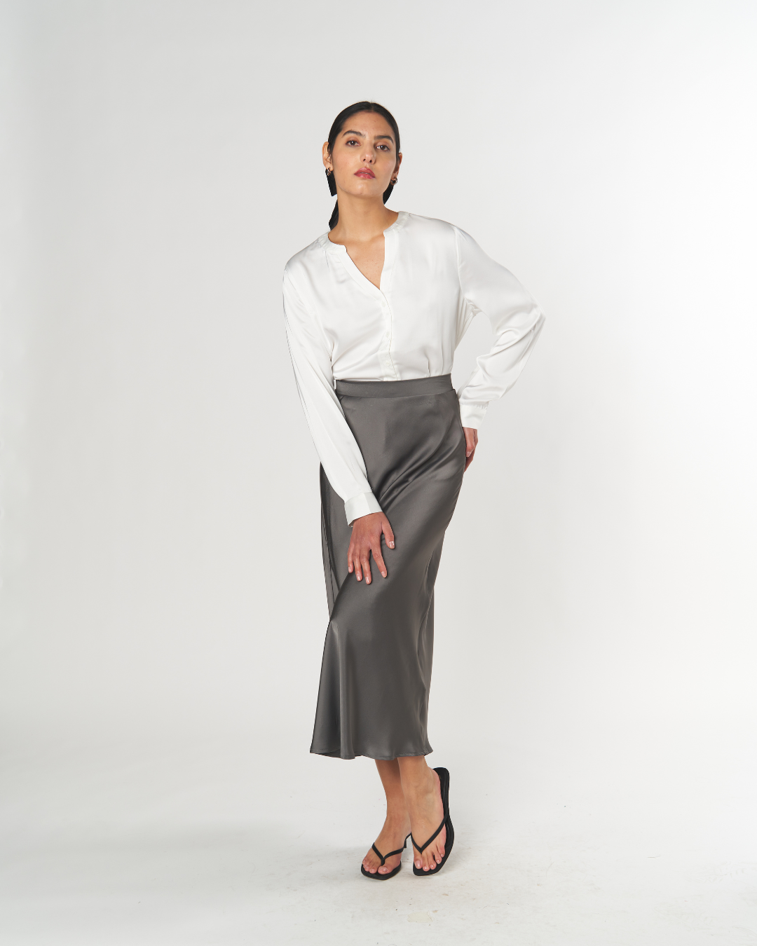Falda Raso Donna