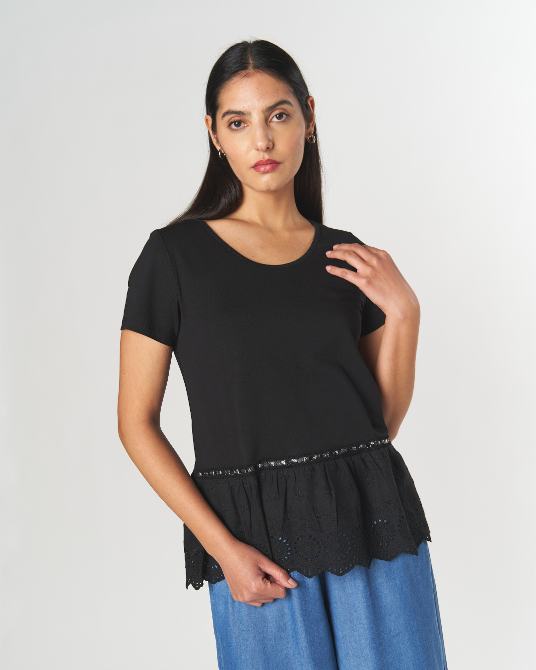 Polera Balsa Broderie