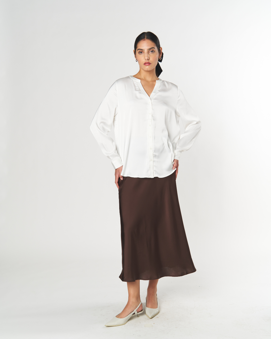 Falda Raso Donna