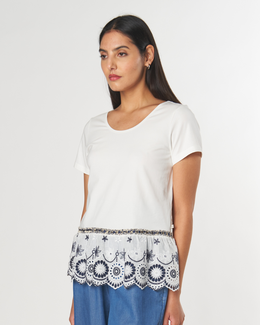 Polera Balsa Broderie