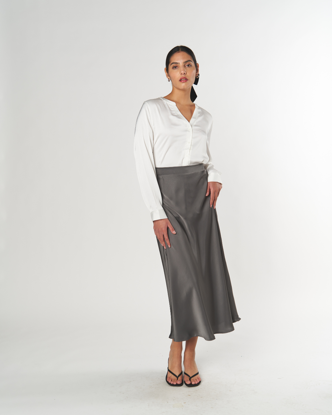 Falda Raso Donna