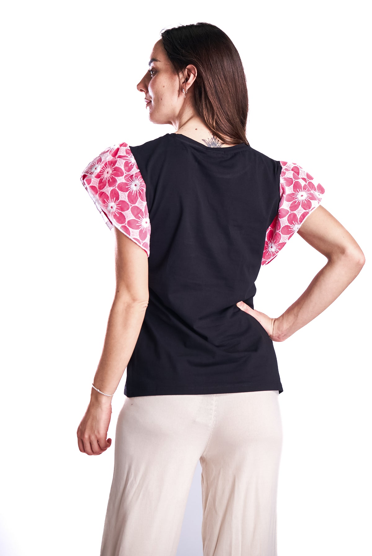 Polera Broderie Colore