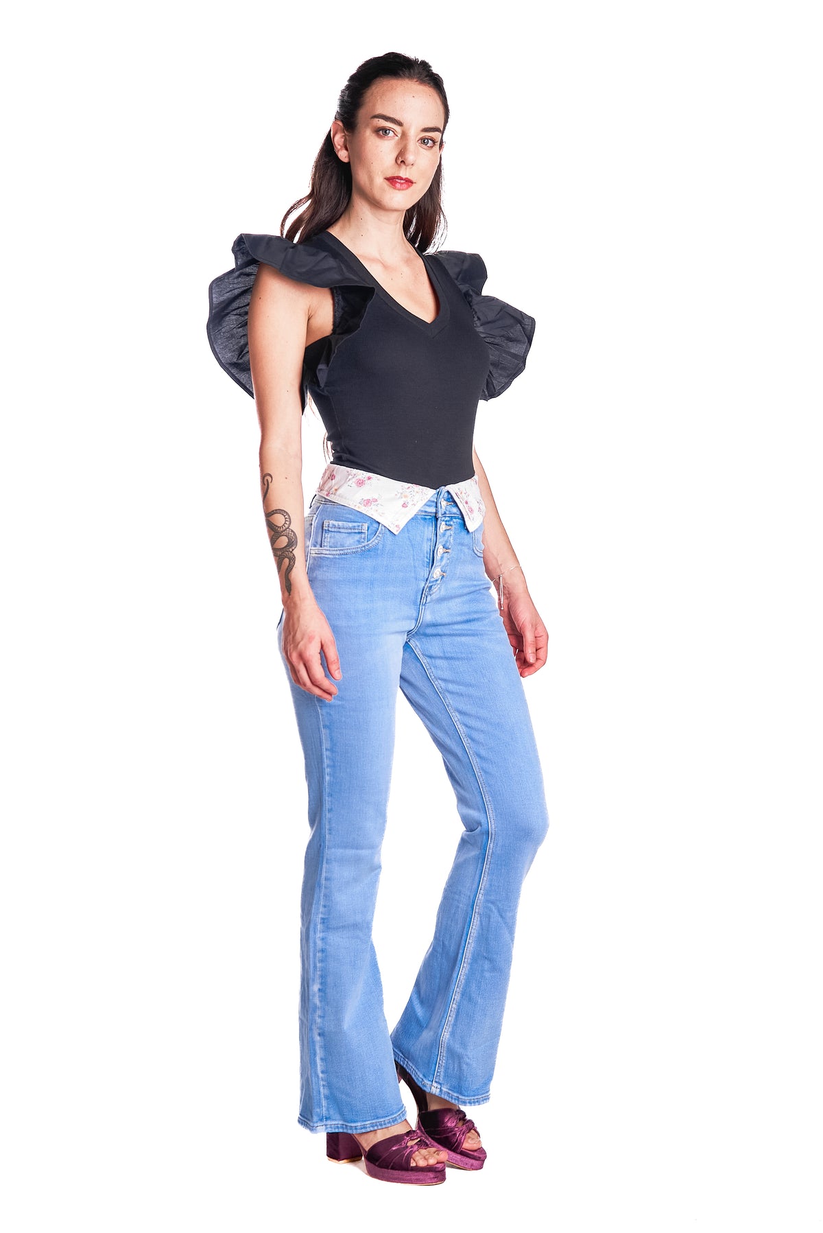 Jeans Pretina Fiore