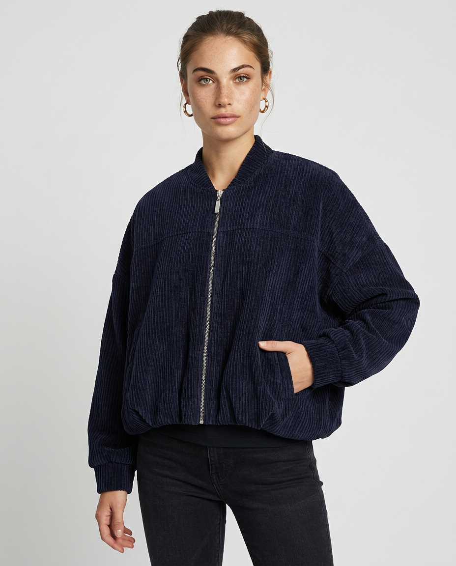 CHAQUETA BOMBER VELUTTO RIGATTO
