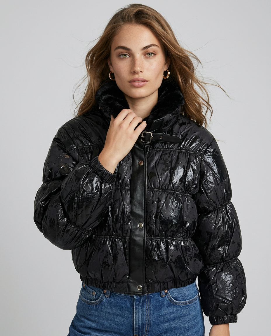 PARKA ROCA METALIZADA