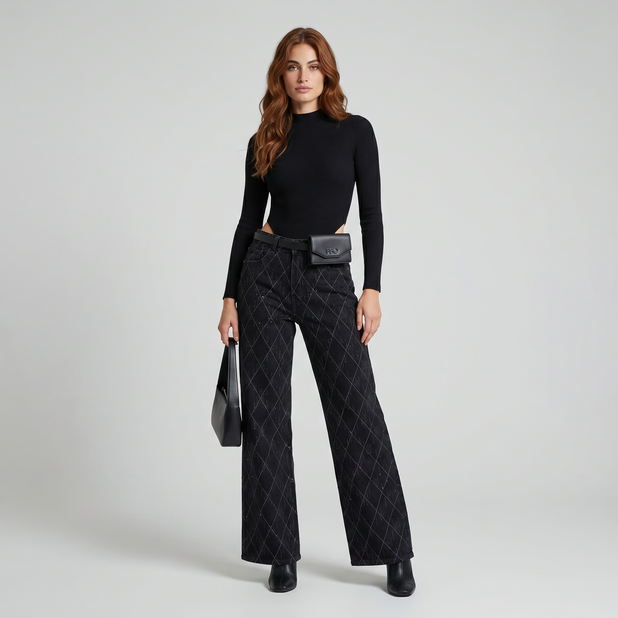 JEANS ROMBO STRAS