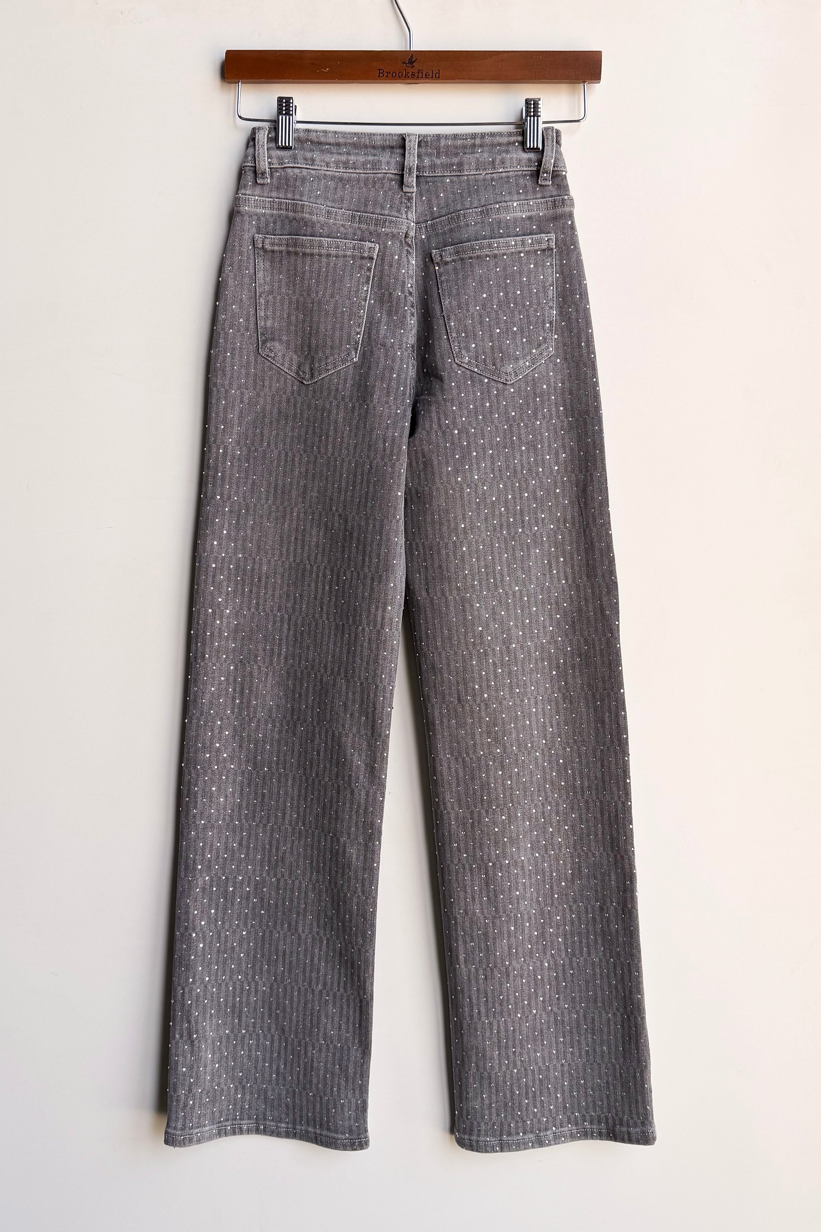 JEANS DISEGNO  STRASS