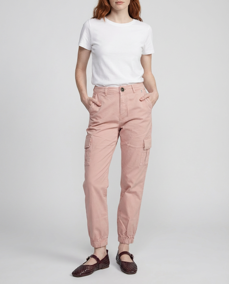 PANTALON  CARGO GABARDINA