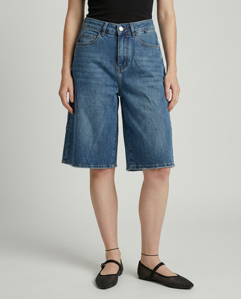 JEANS CORTO CLAUDIA TASCHONE