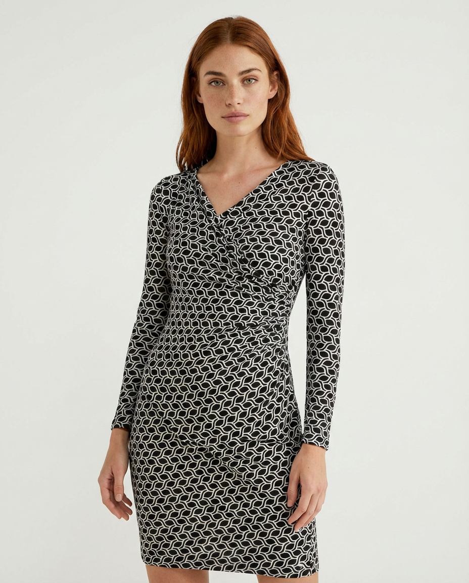VESTIDO HOJITAS