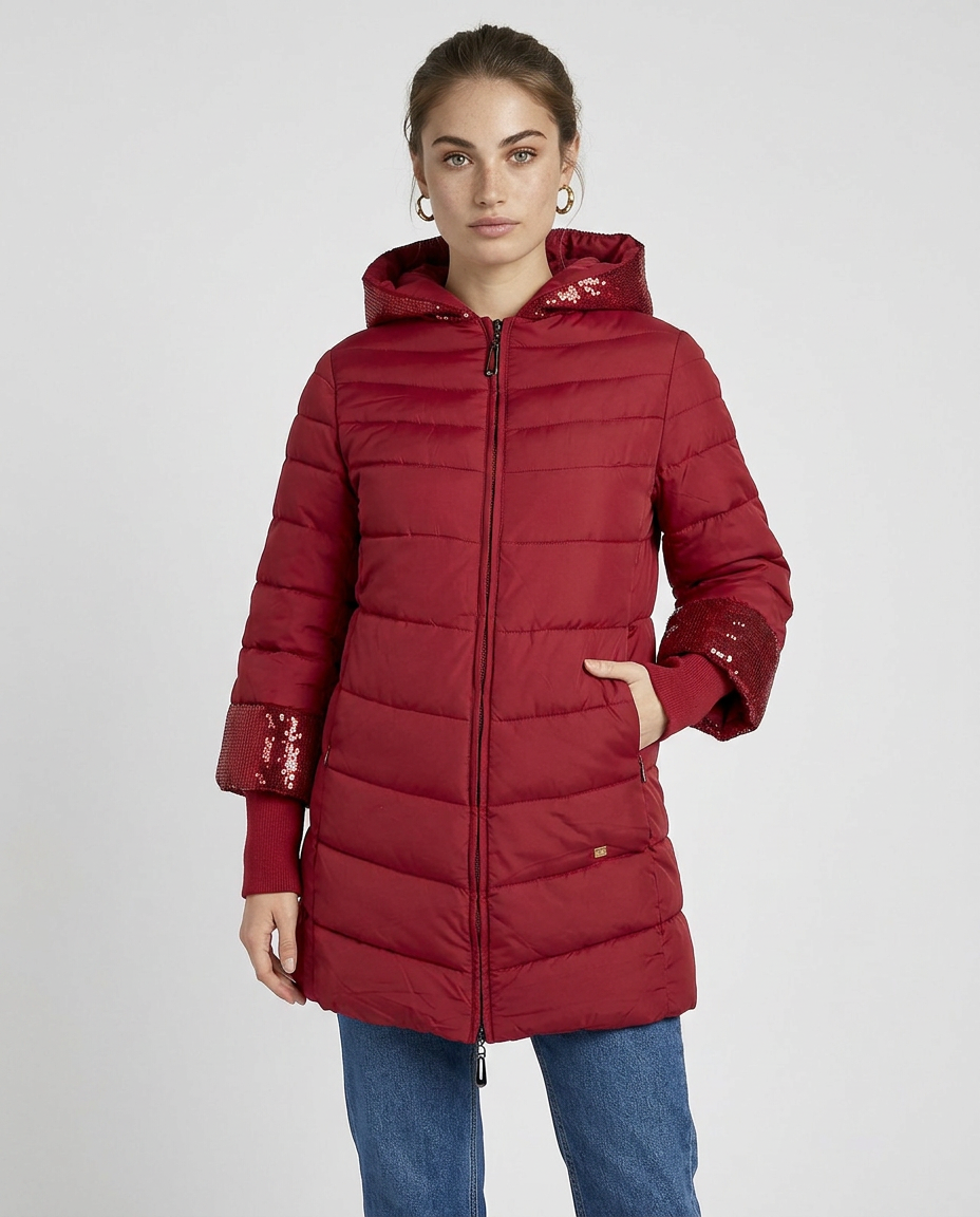 PARKA LENTEJUELAS