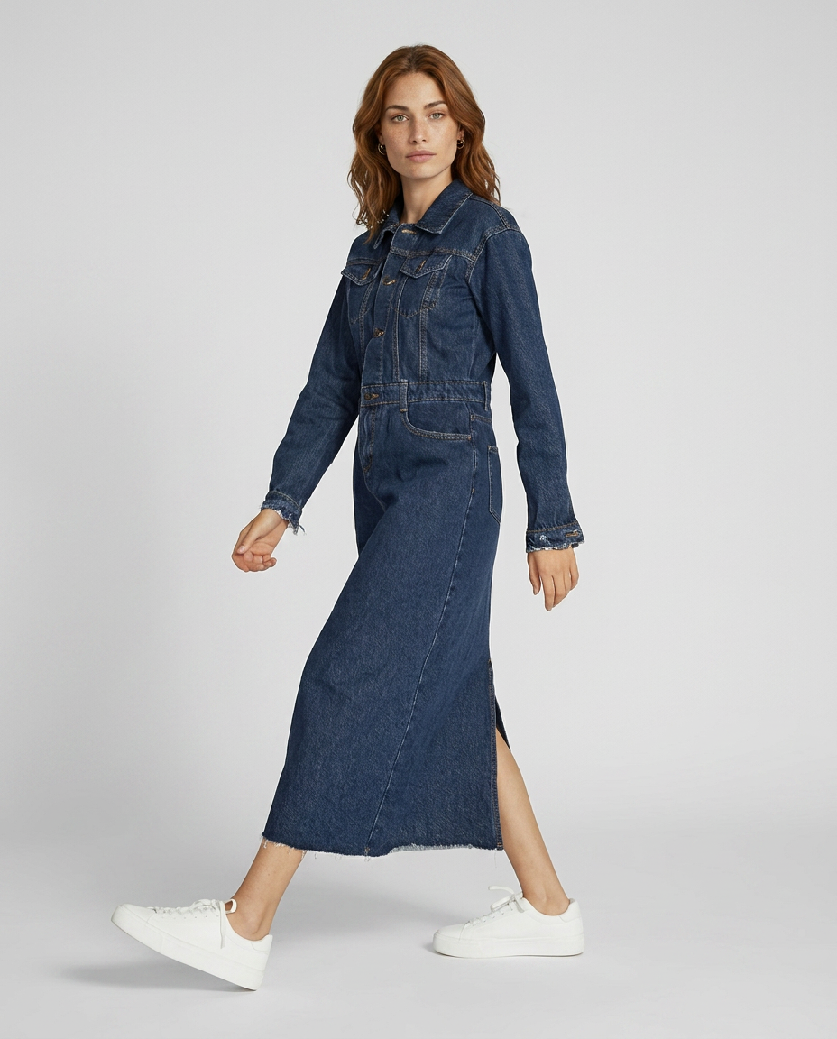 VESTIDO DENIM DONNA