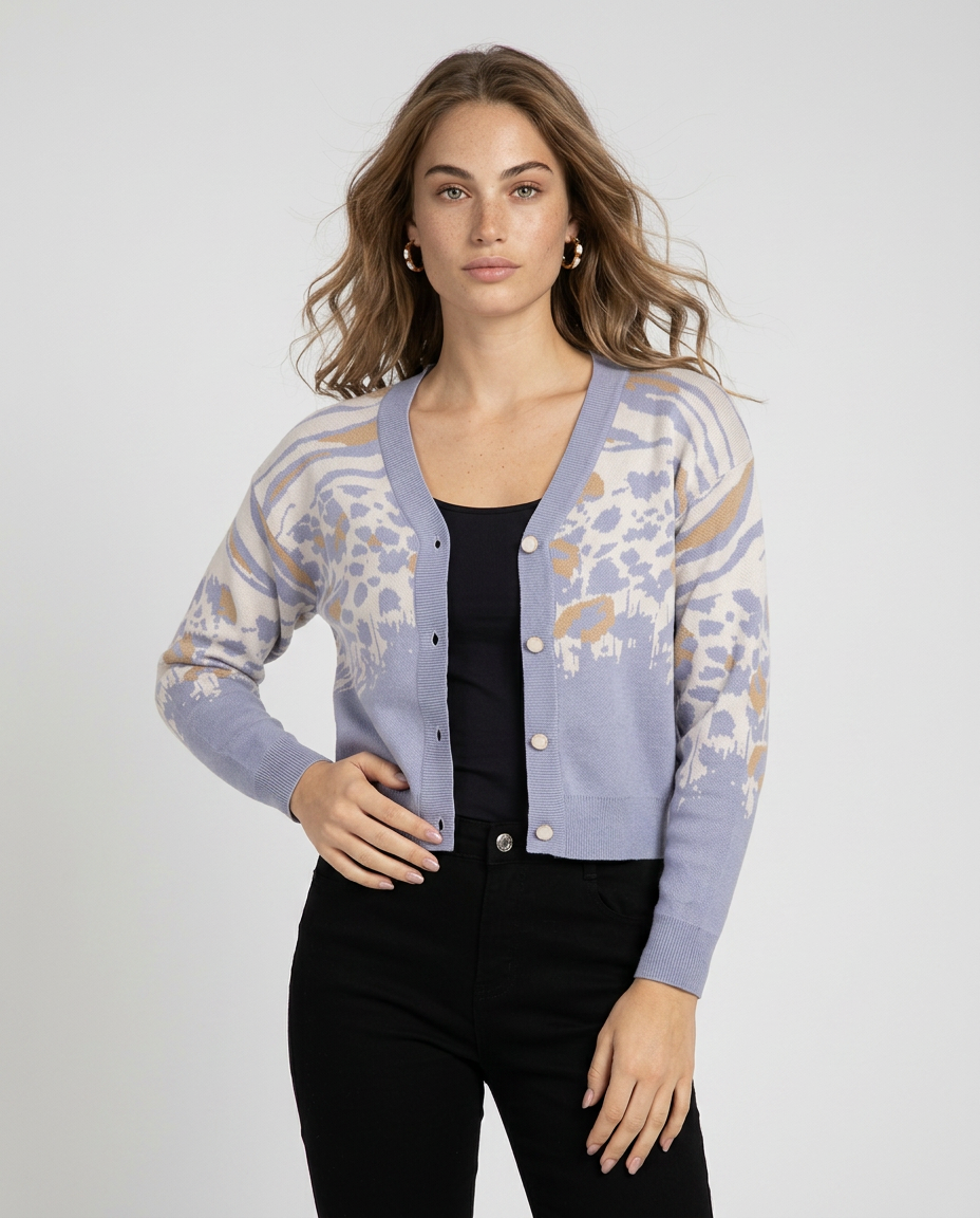 TEJIDO CARDIGAN ANIMAL CHICK
