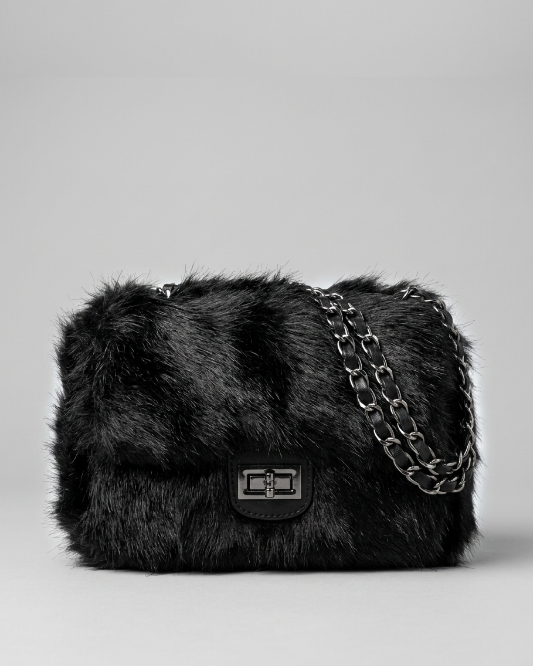 CARTERA BOLSITO CADENA PELUCHE