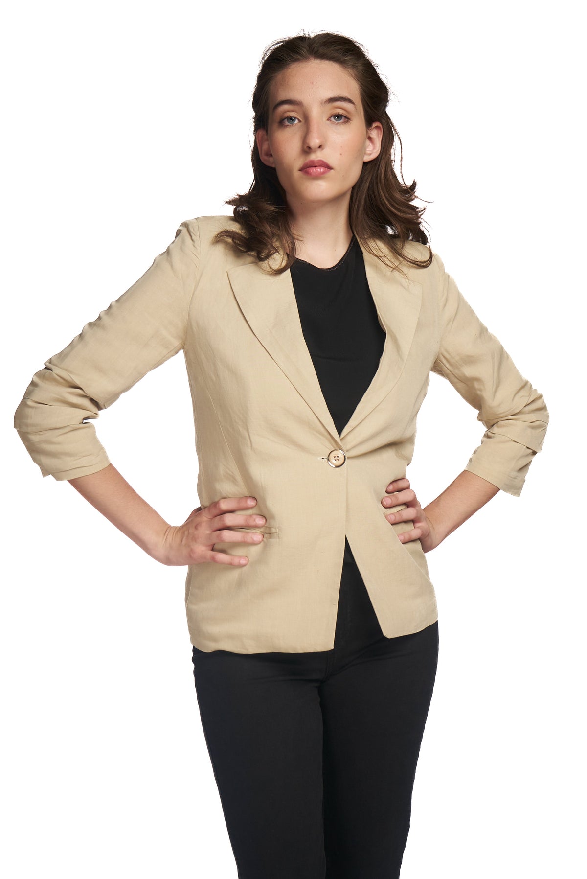 Blazer Lino Gold