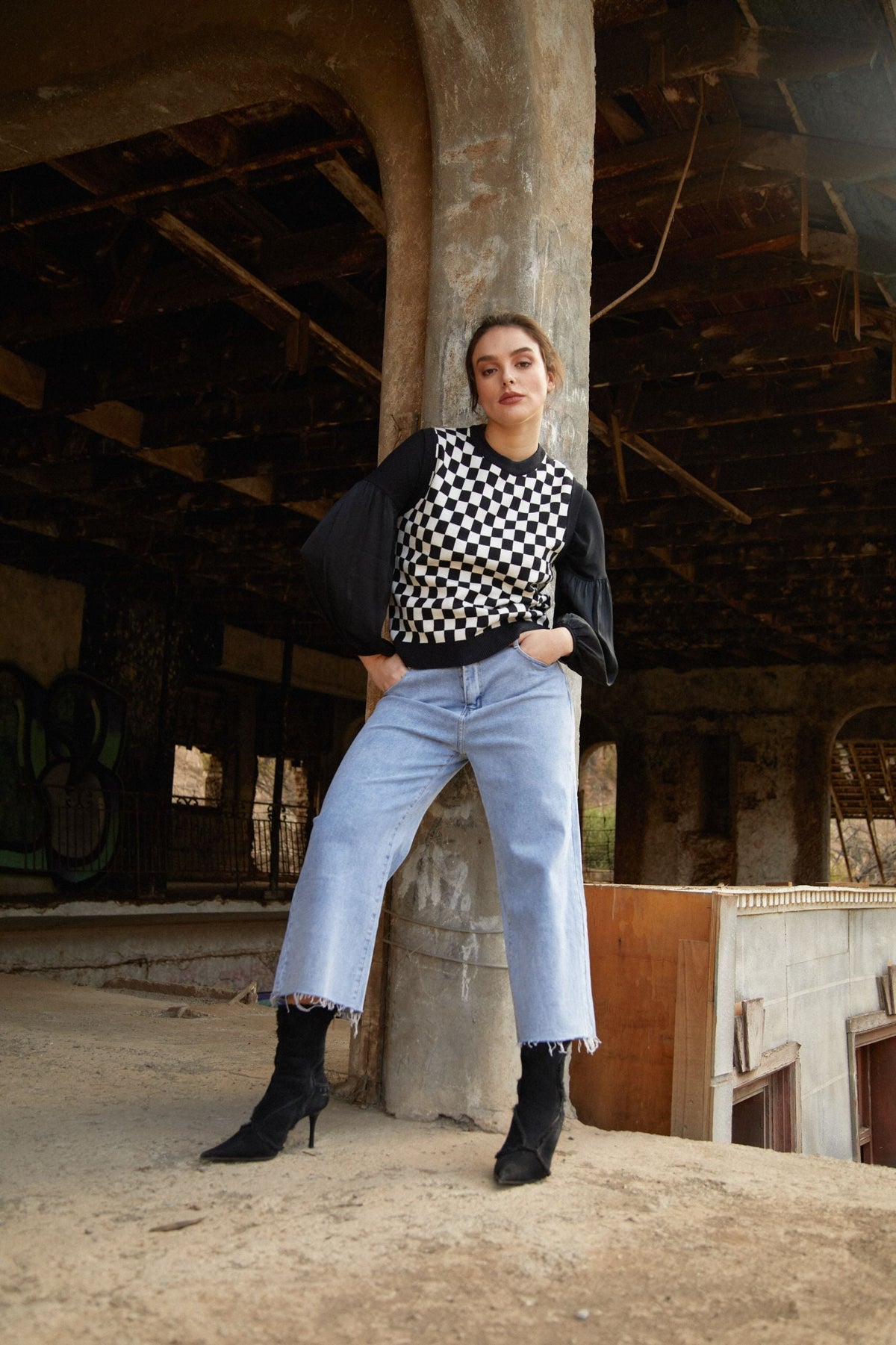 Jeans Pretina Alta
