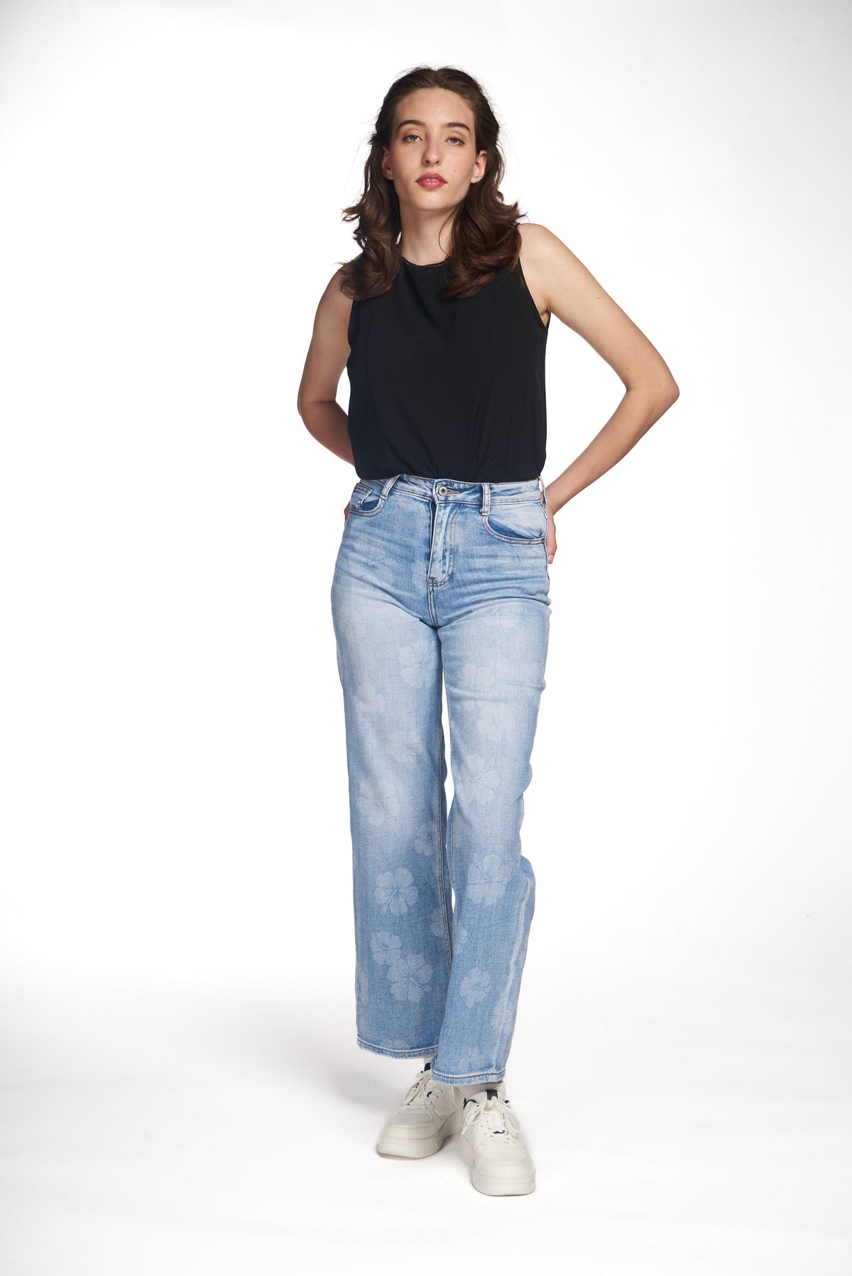 Jeans Fiore Donna