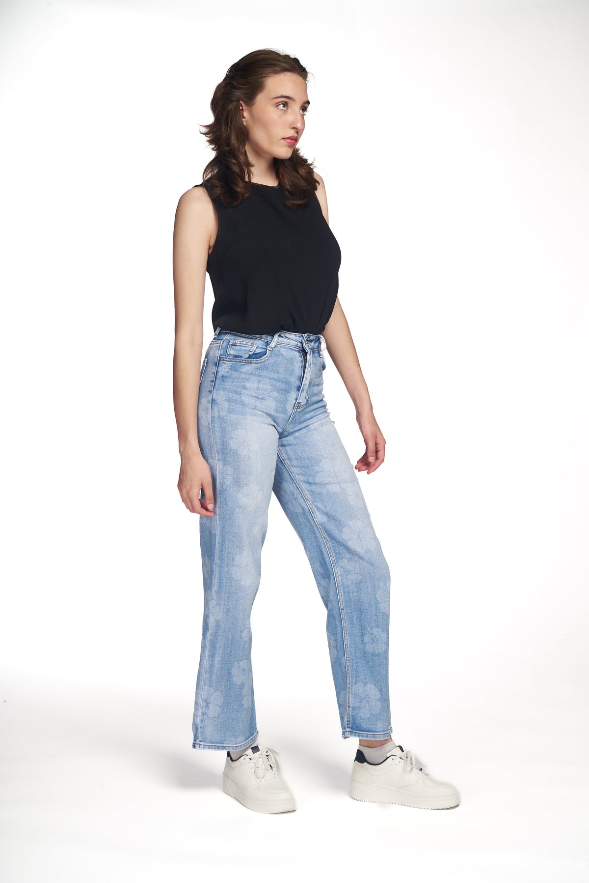 Jeans Fiore Donna