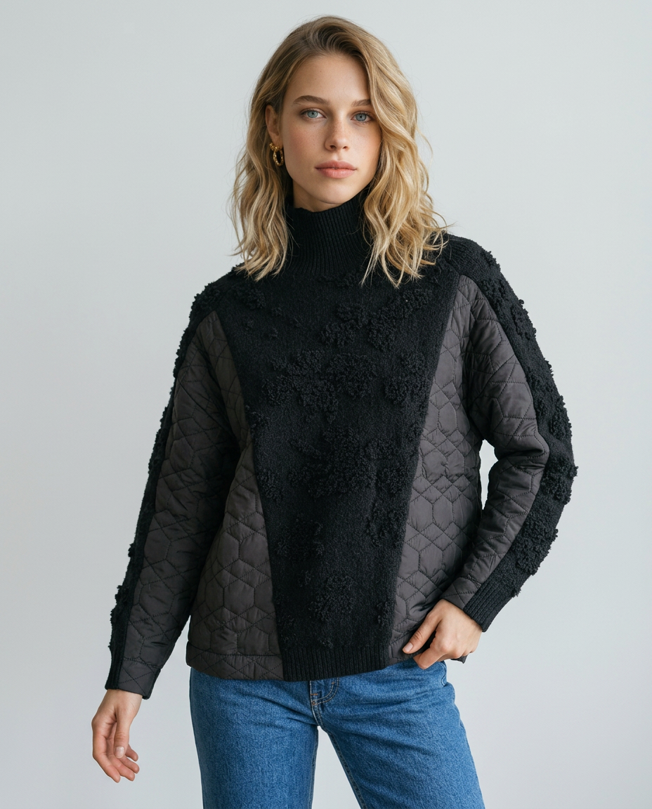 POLERON PARKA TEJIDO