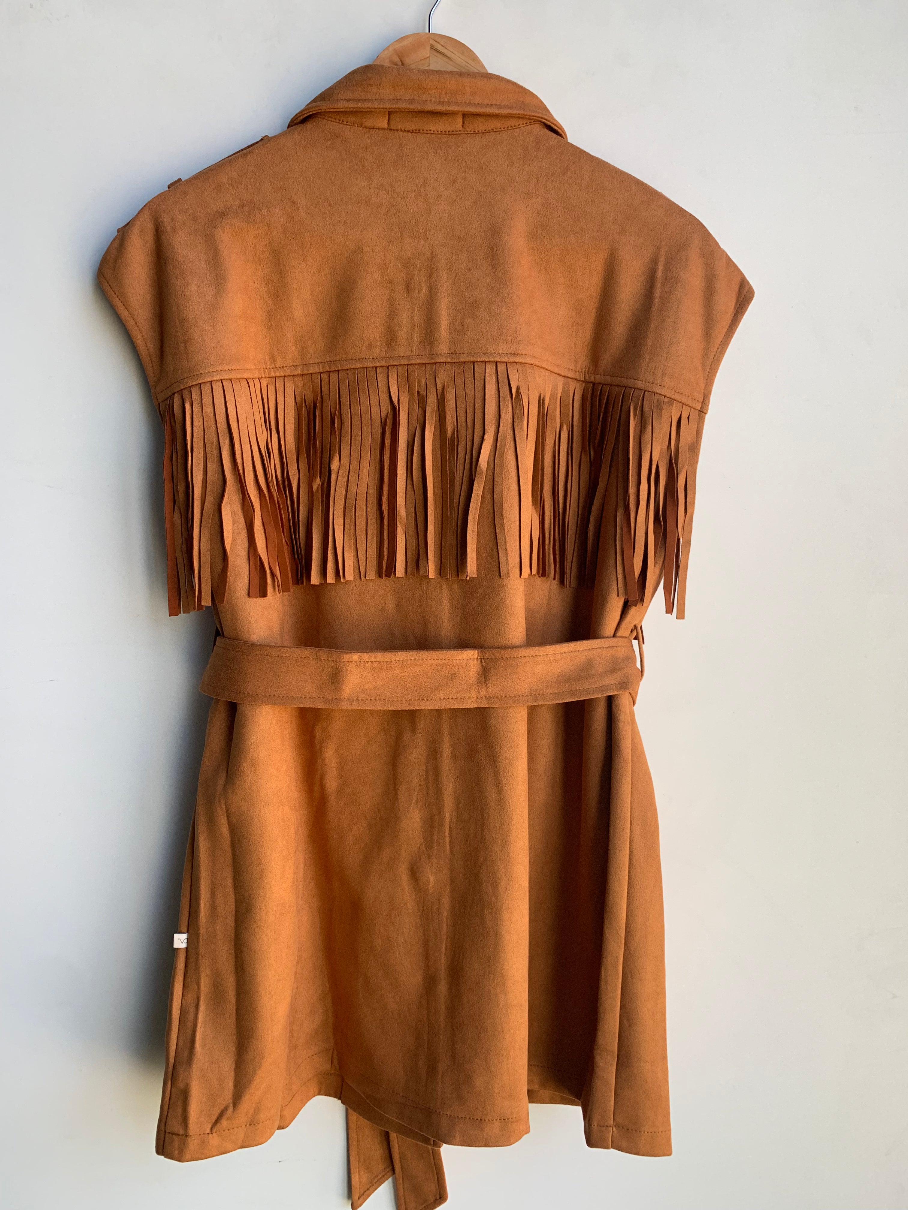 GILET SUEDE FLECOS
