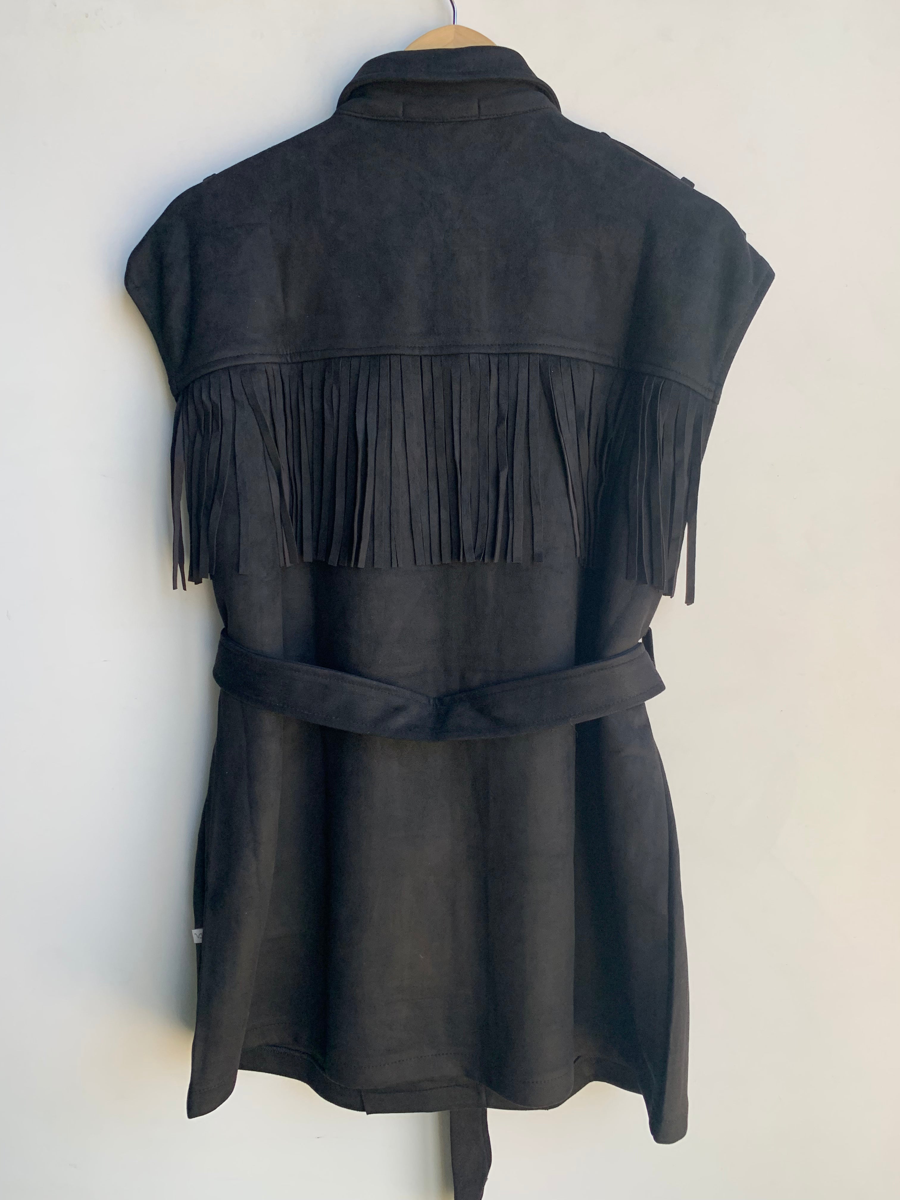 GILET SUEDE FLECOS