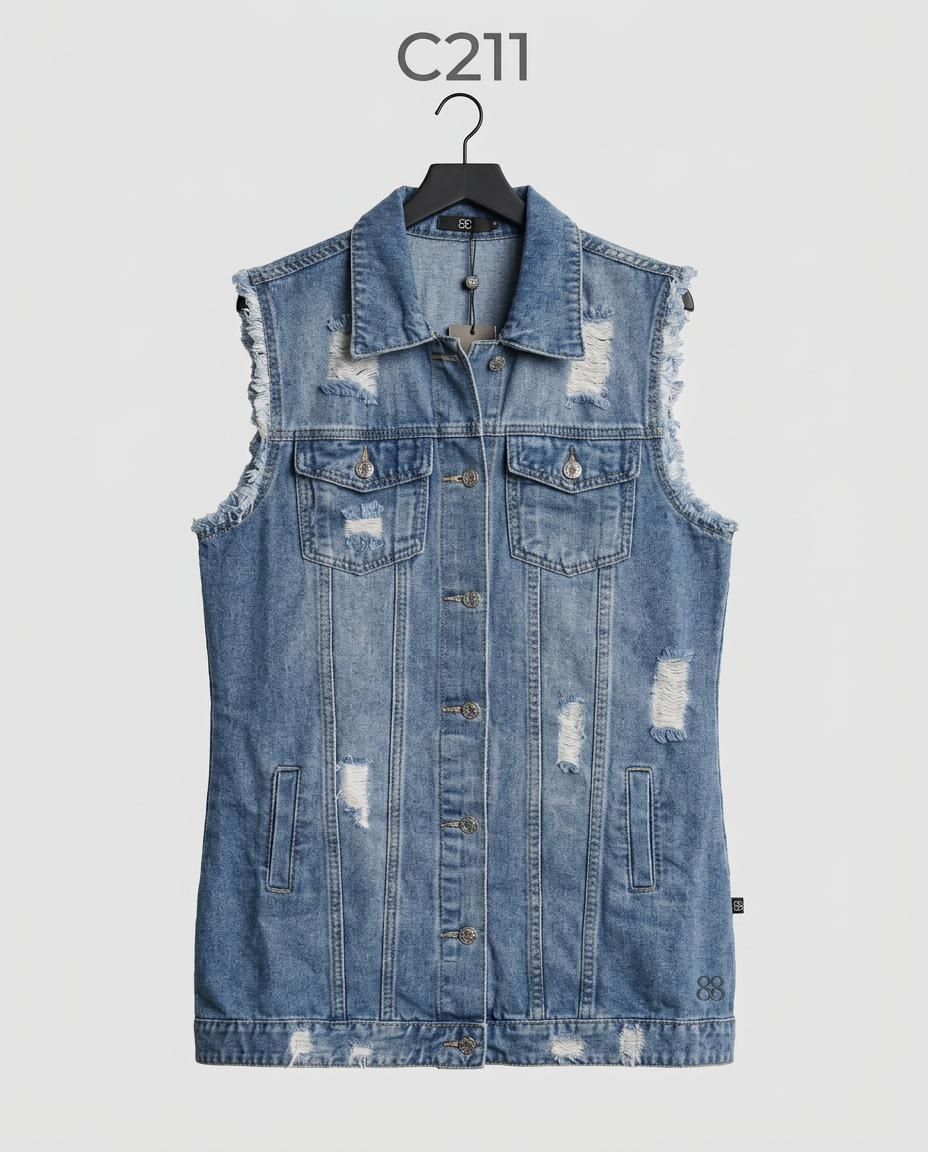 C211 - GILET DISTRUTTO